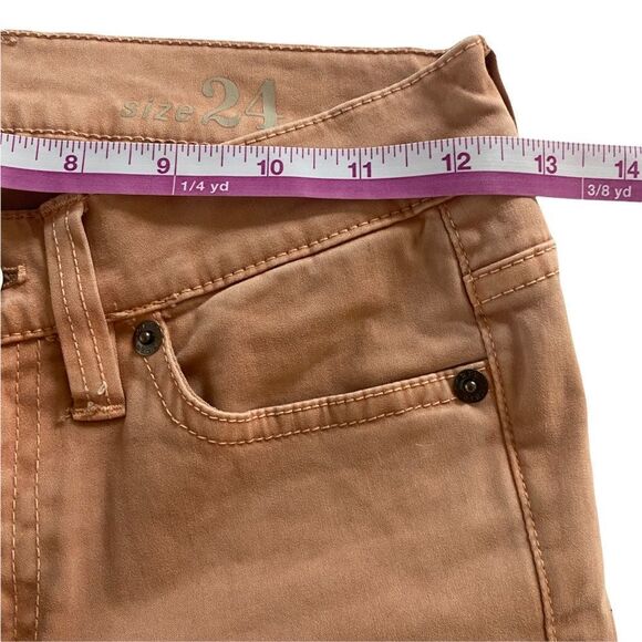 J Crew Toothpick Salmon Pants Sz 24 - Picture 7 of 10